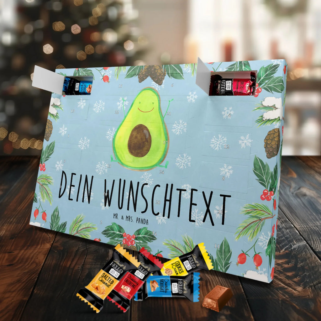 Personalisierter Markenschokolade Adventskalender Avocado Glücklich Personalisierter Adventskalender, Avocado, Veggie, Vegan, Gesund, Chaos