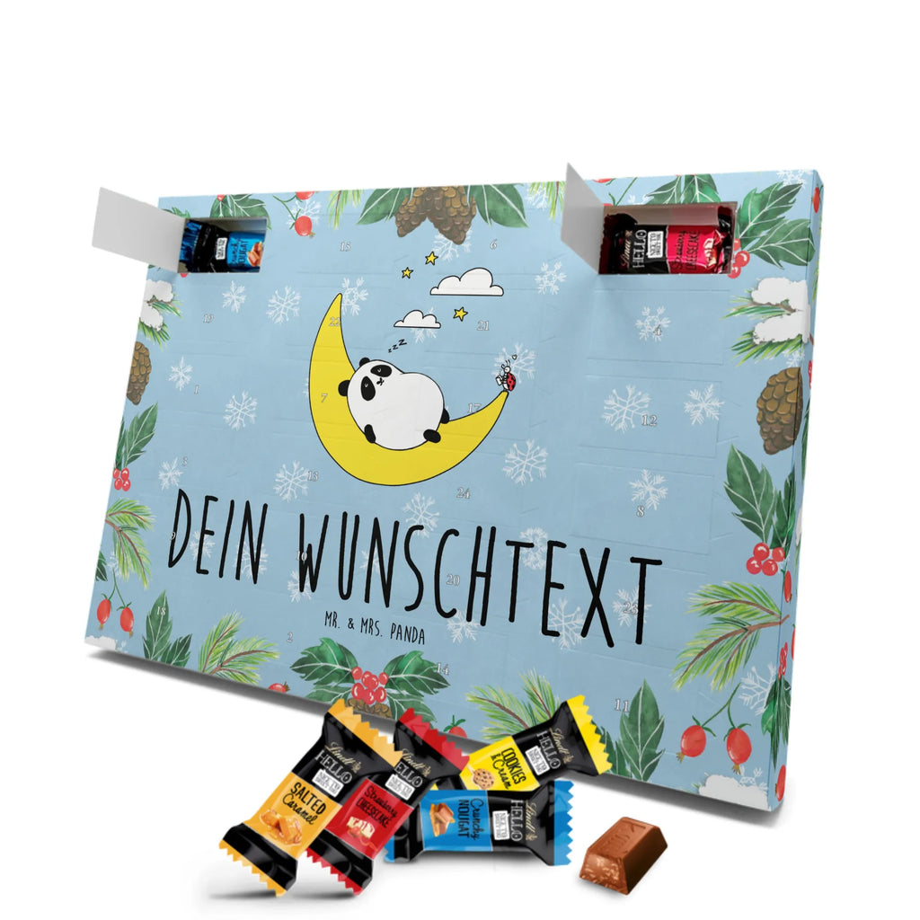 Personalisierter Markenschokolade Adventskalender Panda Easy Personalisierter Adventskalender