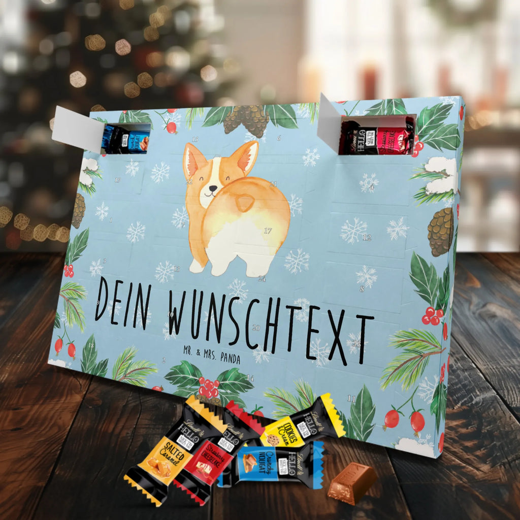 Personalisierter Markenschokolade Adventskalender Corgi Po Personalisierter Adventskalender, Hund, Hundemotiv, Haustier, Hunderasse, Tierliebhaber, Hundebesitzer, Sprüche, Corgie, Hundeliebe, Motivation, Selbstliebe, Spruch