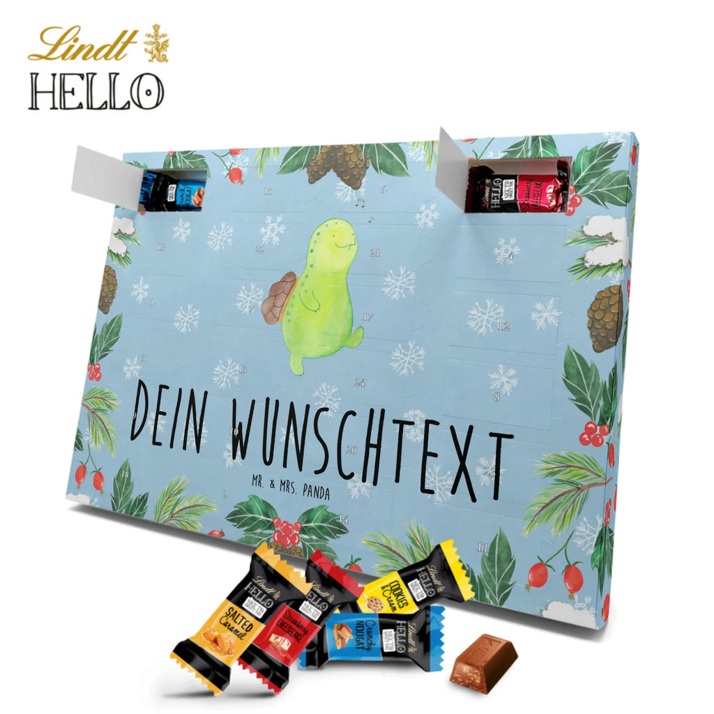 Personalisierter Markenschokolade Adventskalender Schildkröte Pfeifen Personalisierter Adventskalender, Schildkröte, Schildi, Schildkröten, fröhlich, Glück, Motivation, Lebensfreude, Depression, Trennung, Neuanfang