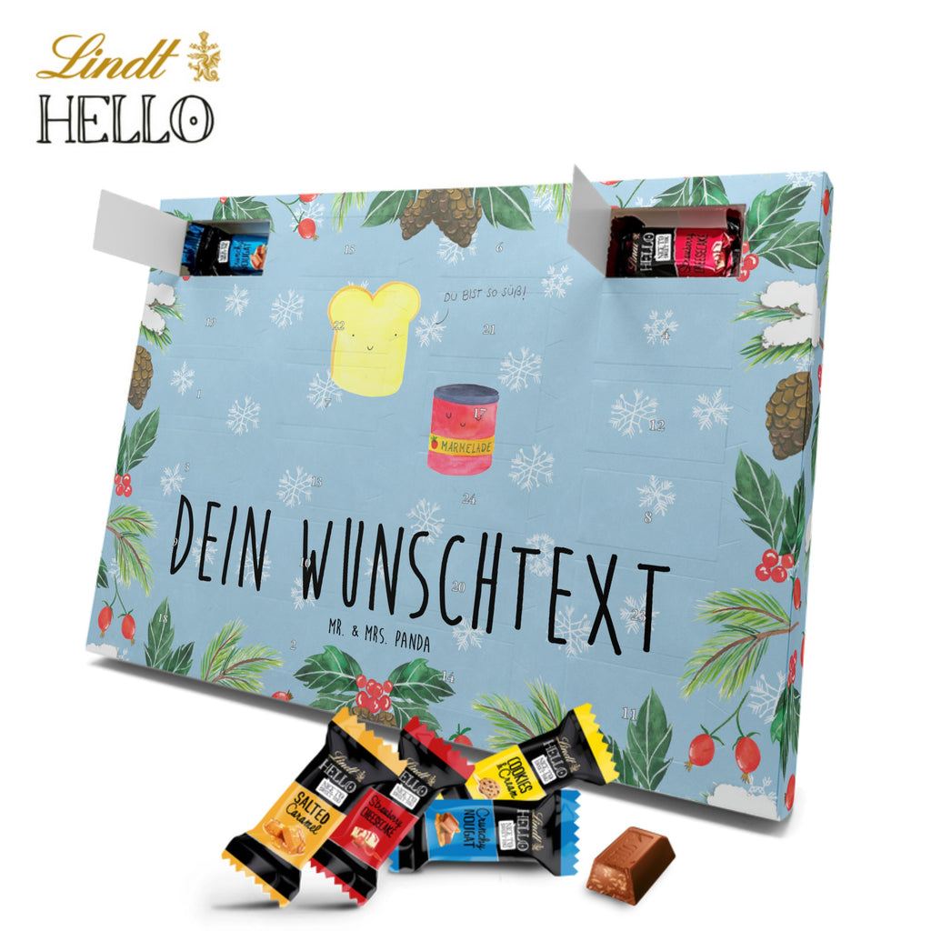 Personalisierter Markenschokolade Adventskalender Toast Marmelade Personalisierter Adventskalender, Tiermotive, Gute Laune, lustige Sprüche, Tiere, Toast, Marmelade, Dreamteam, süße Postkarte, süß, Küche Deko, Küche Spruch, Frühstück Einladung, Brot, Toastbrot