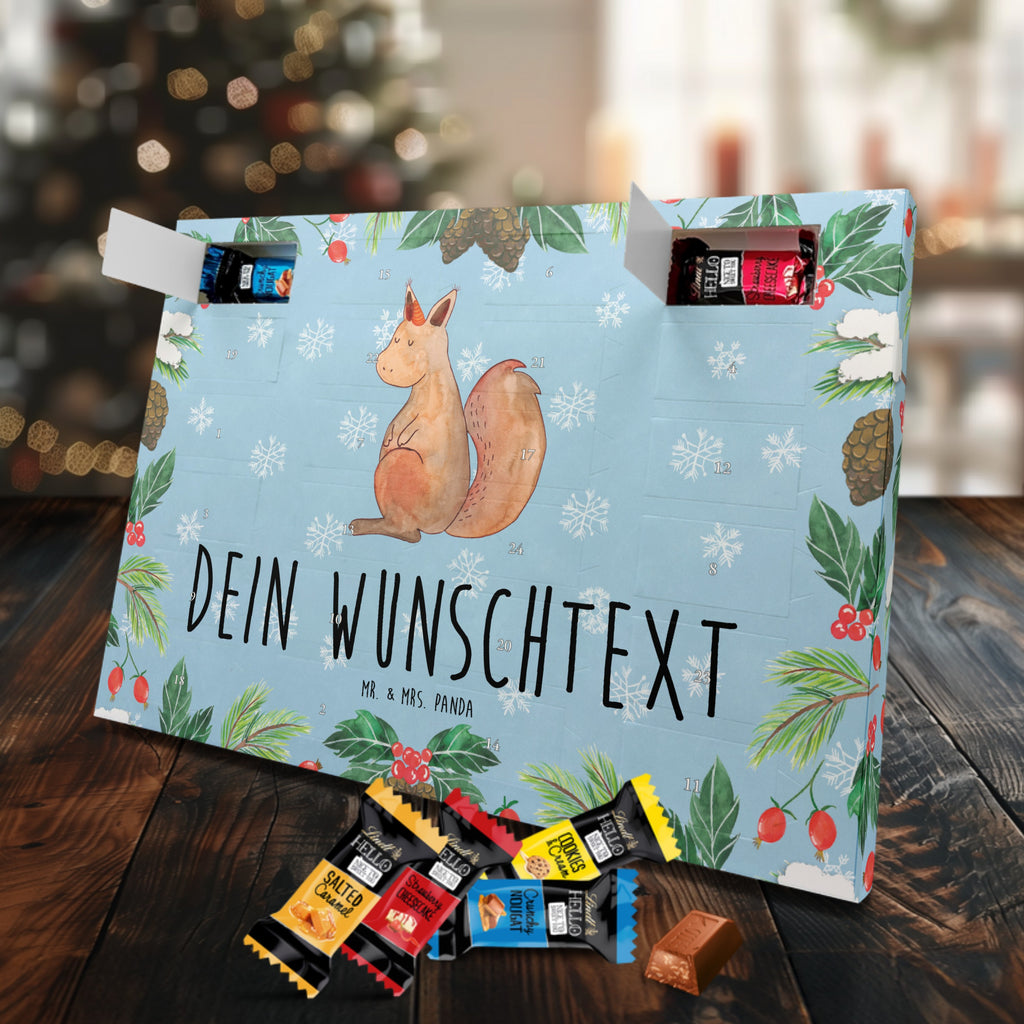 Personalisierter Markenschokolade Adventskalender Einhorn Glauben Personalisierter Adventskalender, Einhorn, Einhörner, Einhorn Deko, Pegasus, Unicorn, Einhörnchen, Eichhörnchen, Eichhorn