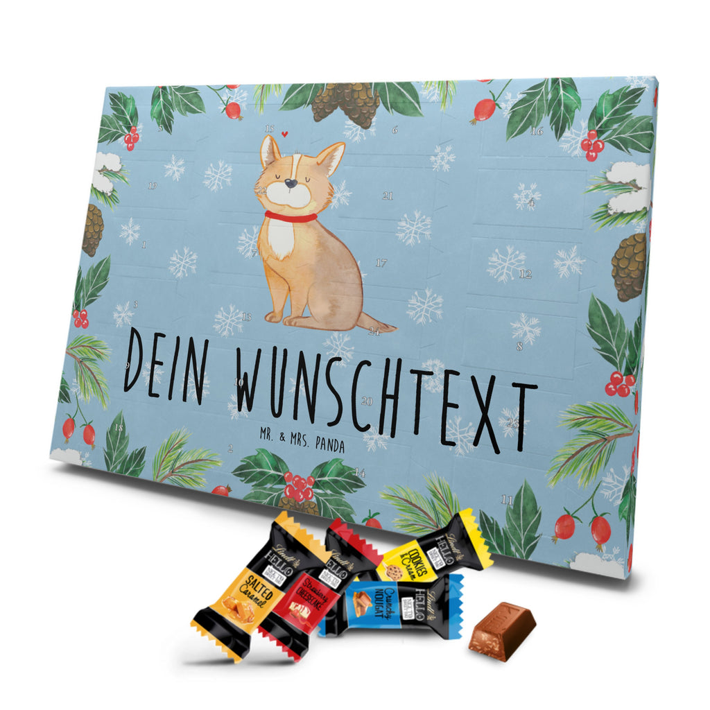 Personalisierter Markenschokolade Adventskalender Hund Glück Personalisierter Adventskalender, Hund, Hundemotiv, Haustier, Hunderasse, Tierliebhaber, Hundebesitzer, Sprüche, Corgie, Hundeliebe, Spruch, Hundemama, Liebe