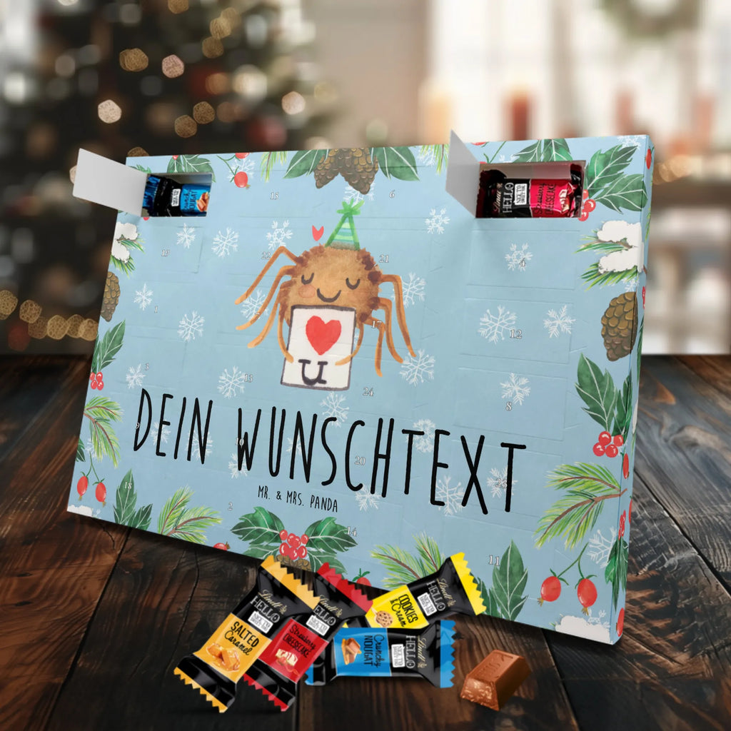 Personalisierter Markenschokolade Adventskalender Spinne Agathe Brief Personalisierter Adventskalender, Spinne Agathe, Spinne, Agathe, Videos, Merchandise, Liebesbeweis, Ich Liebe dich, Heiratsantrag, Verliebt, Liebespaar, Liebesgeschenk, Treuebeweis, Treuetest