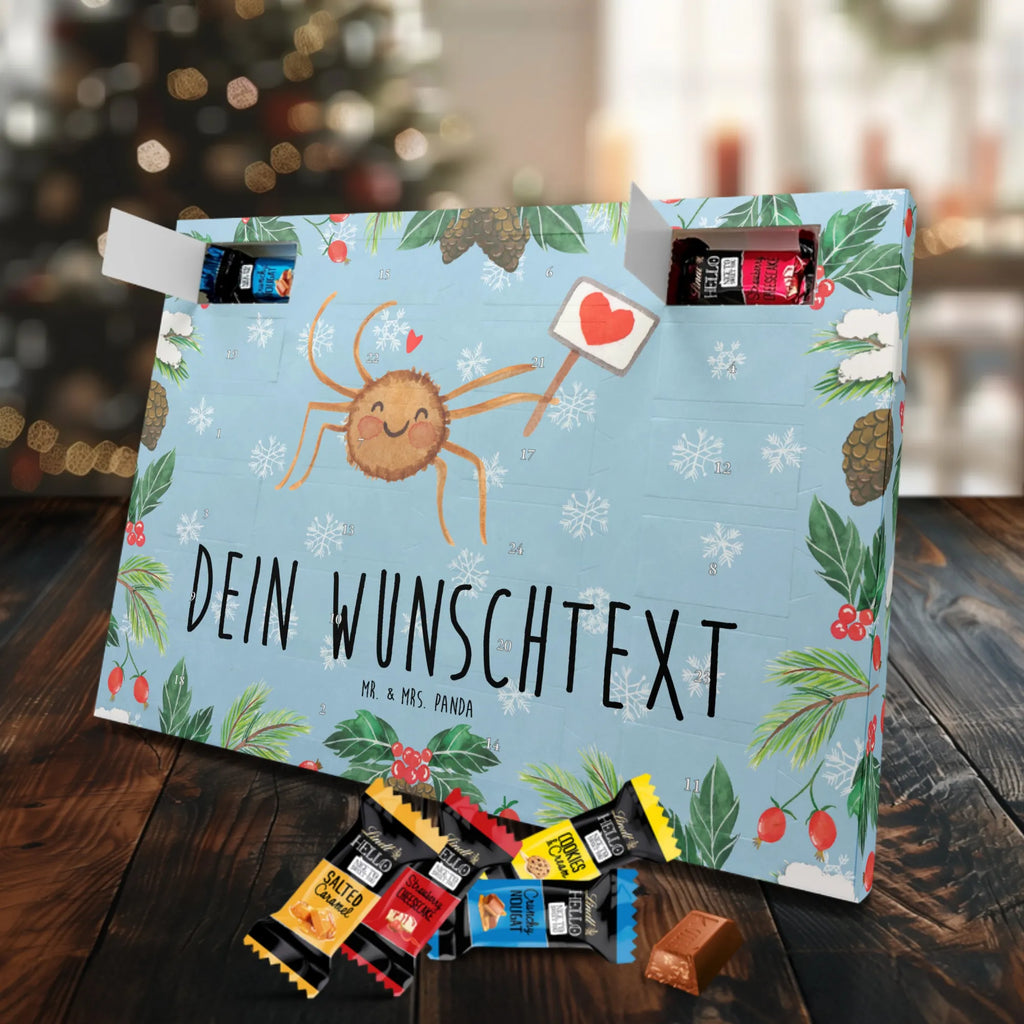 Personalisierter Markenschokolade Adventskalender Spinne Agathe Motivation Personalisierter Adventskalender, Spinne Agathe, Spinne, Agathe, Videos, Merchandise, Motivation, Glück, Liebe, Vertrauen, Dankeschön