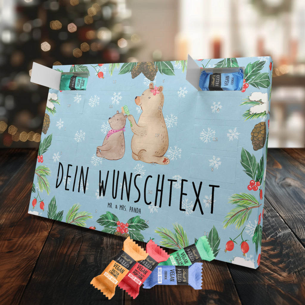 Personalisierter veganer Adventskalender Bär Kind Personalisierter veganer Adventskalender, Familie, Vatertag, Muttertag, Bruder, Schwester, Mama, Papa, Oma, Opa, Geschenk, Mutti, Mutter