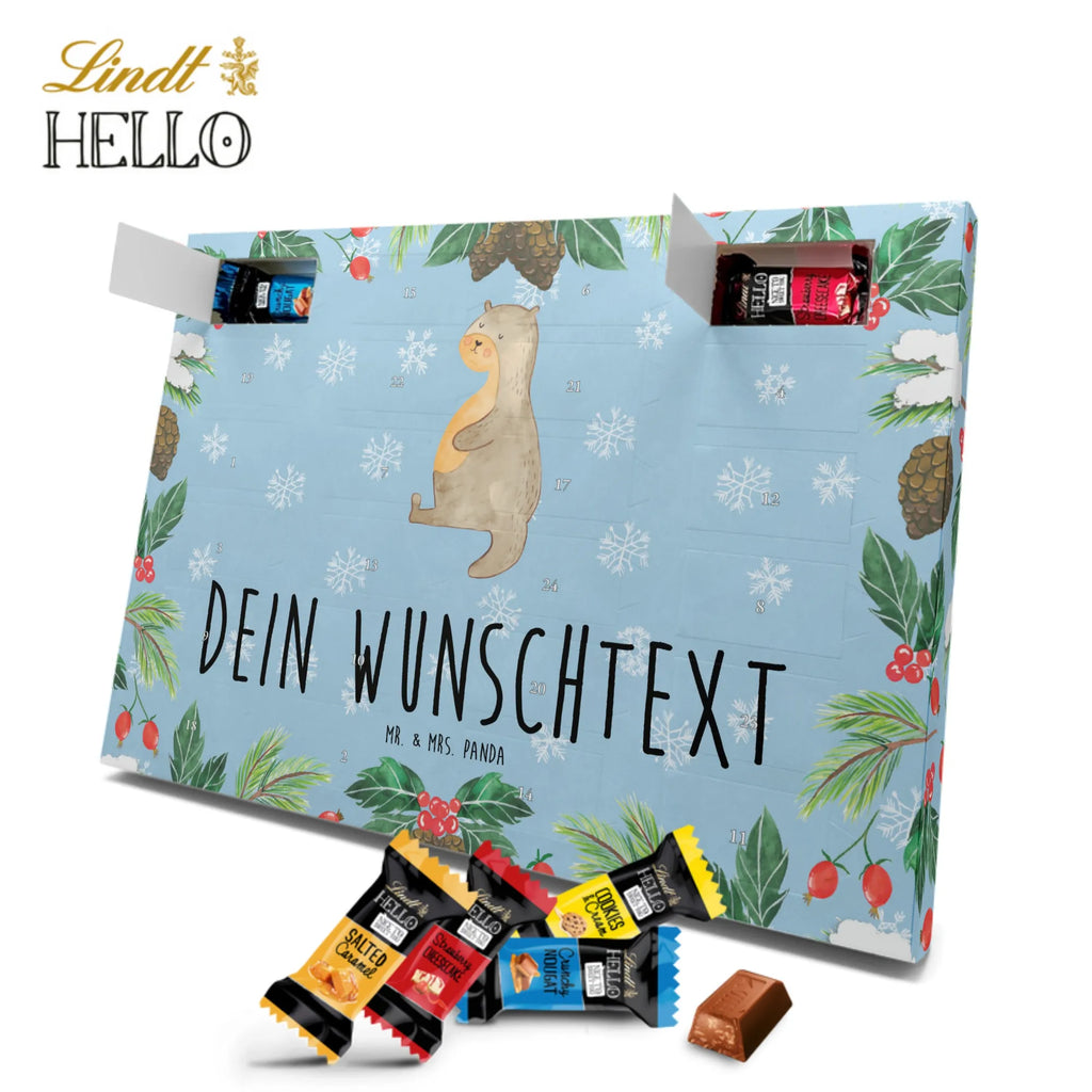 Personalisierter Markenschokolade Adventskalender Otter Bauch Personalisierter Adventskalender, Otter, Fischotter, Seeotter, Otter Seeotter See Otter