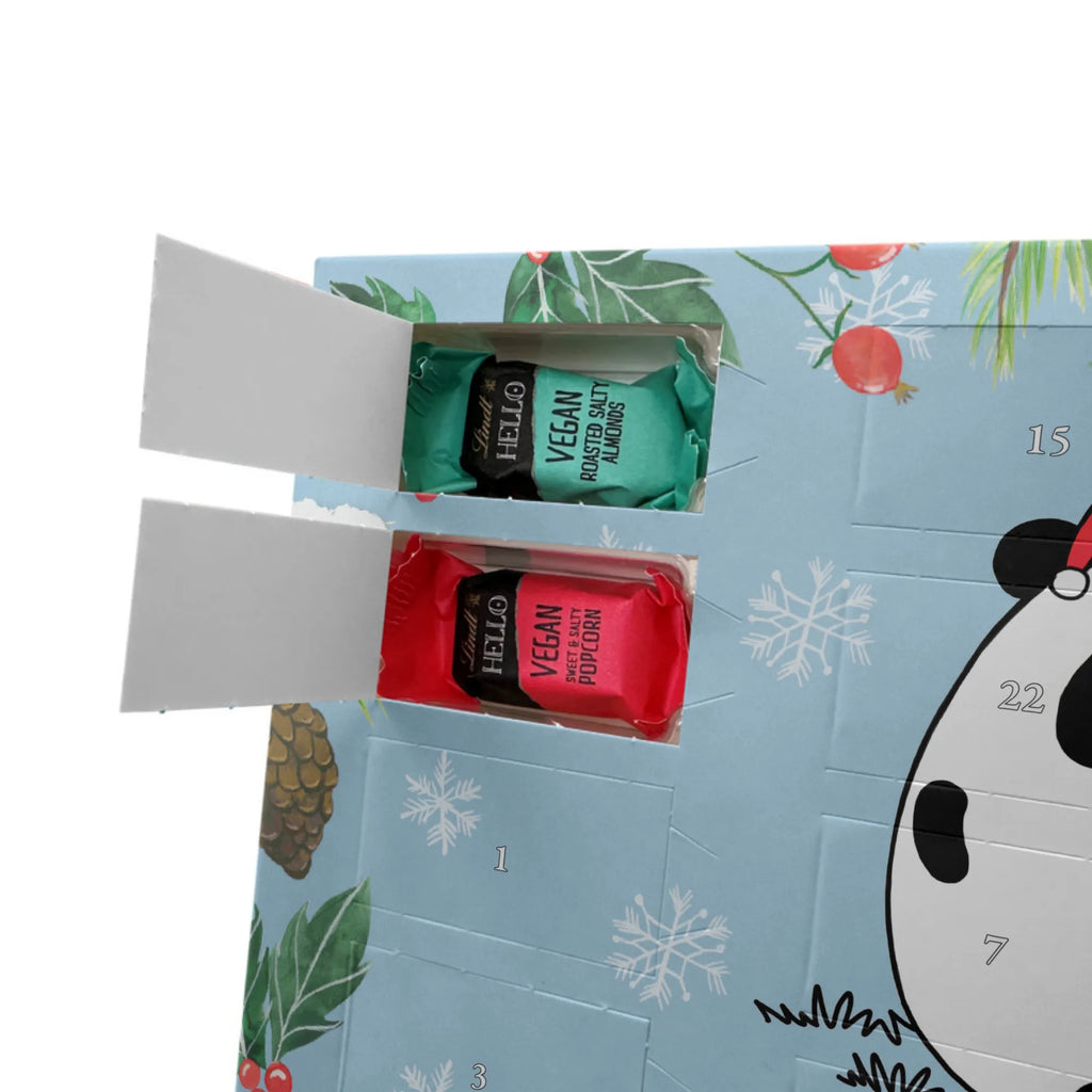 Personalisierter veganer Adventskalender Panda Weihnachtsgeschenk Personalisierter veganer Adventskalender