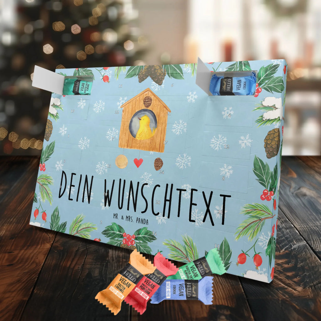 Personalisierter veganer Adventskalender Vogelhaus Home Personalisierter veganer Adventskalender, Tiermotive, Gute Laune, lustige Sprüche, Tiere, Vogelhaus, Vogel, Home sweet Home, Einzug, Umzug, Geschenk, Einzugsgeschenk, Hausbau, Haus