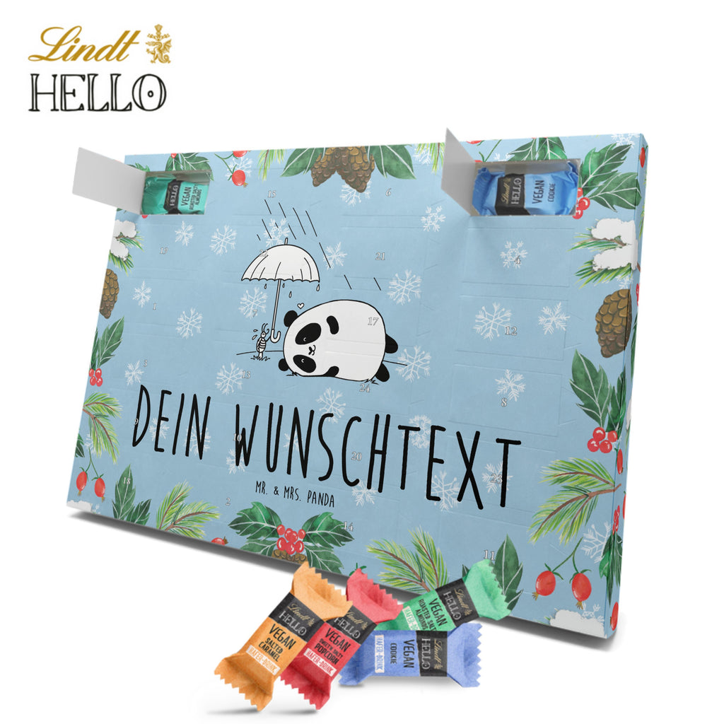 Personalisierter veganer Adventskalender Panda Freundschaft Personalisierter veganer Adventskalender