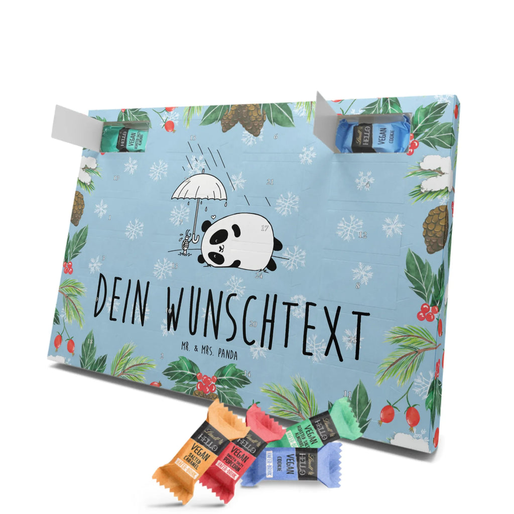 Personalisierter veganer Adventskalender Panda Freundschaft Personalisierter veganer Adventskalender