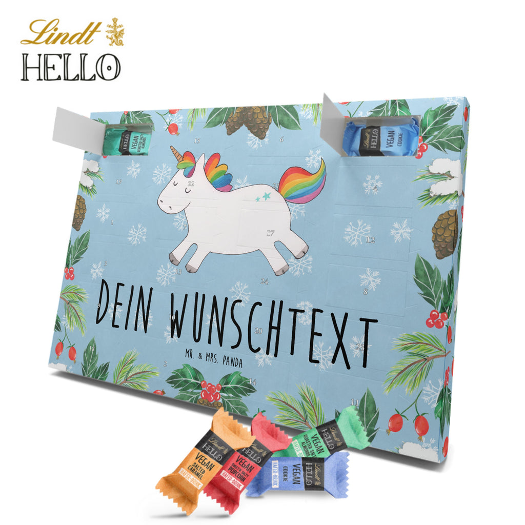 Personalisierter veganer Adventskalender Einhorn Happy Personalisierter veganer Adventskalender, Einhorn, Einhörner, Einhorn Deko, Pegasus, Unicorn, glücklich, fröhlich, Spaß, Freude, Lebensfreude, witzig, spannend, Lächeln, Lachen