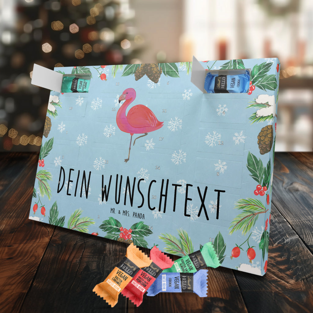 Personalisierter veganer Adventskalender Flamingo Classic Personalisierter veganer Adventskalender, Flamingo, Einzigartig, Selbstliebe, Stolz, ich, für mich, Spruch, Freundin, Freundinnen, Außenseiter, Sohn, Tochter, Geschwister