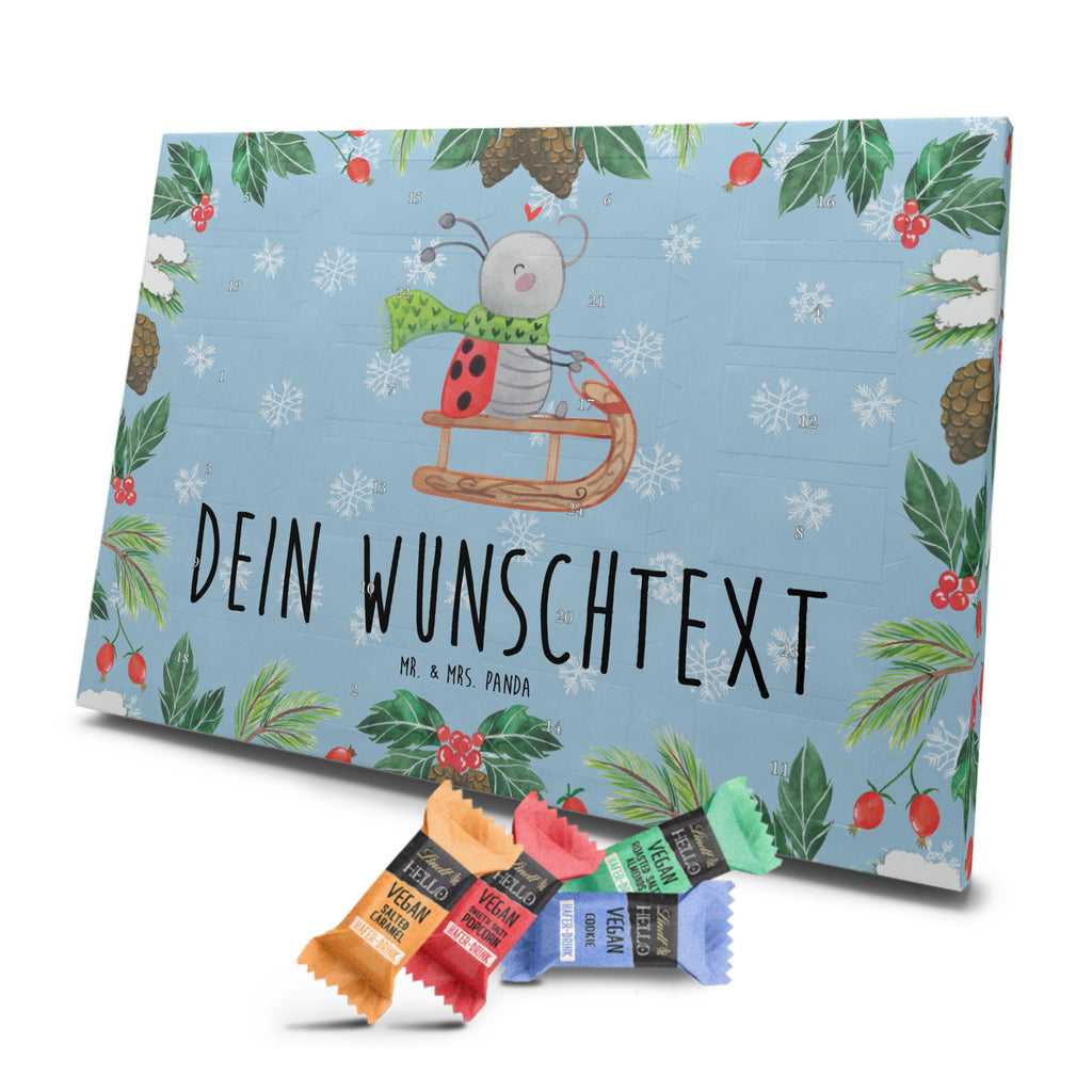 Personalisierter veganer Adventskalender Smörle Rodeln Personalisierter veganer Adventskalender, Winter, Weihnachten, Weihnachtsdeko, Nikolaus, Advent, Heiligabend, Wintermotiv, Schlittenfahren, Smörle, Marzipan