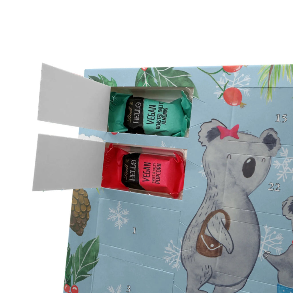 Personalisierter veganer Adventskalender Koala Familie zwei Personalisierter veganer Adventskalender, Familie, Vatertag, Muttertag, Bruder, Schwester, Mama, Papa, Oma, Opa, Koala, Koalabär, beste Familie, Familienzeit, Familienleben, Koalafamilie, Lieblingsfamilie