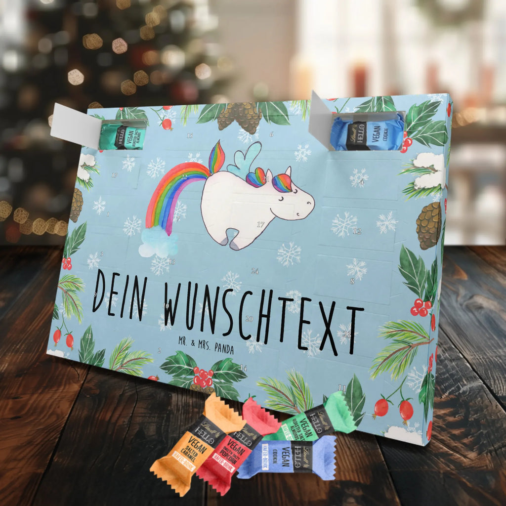 Personalisierter veganer Adventskalender Einhorn Fliegendes Pferd Personalisierter veganer Adventskalender, Einhorn, Einhörner, Einhorn Deko, Pegasus, Unicorn, Regenbogen, Spielen, Realität, Glitzer, Erwachsenwerden