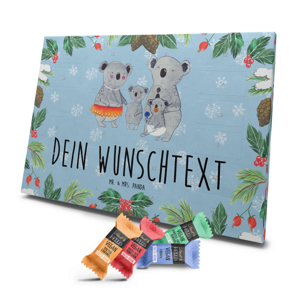 Personalisierter veganer Adventskalender Koala Familie Personalisierter veganer Adventskalender, Familie, Vatertag, Muttertag, Bruder, Schwester, Mama, Papa, Oma, Opa, Koala, Koalas, Family, Kinder, Geschwister, Familienleben