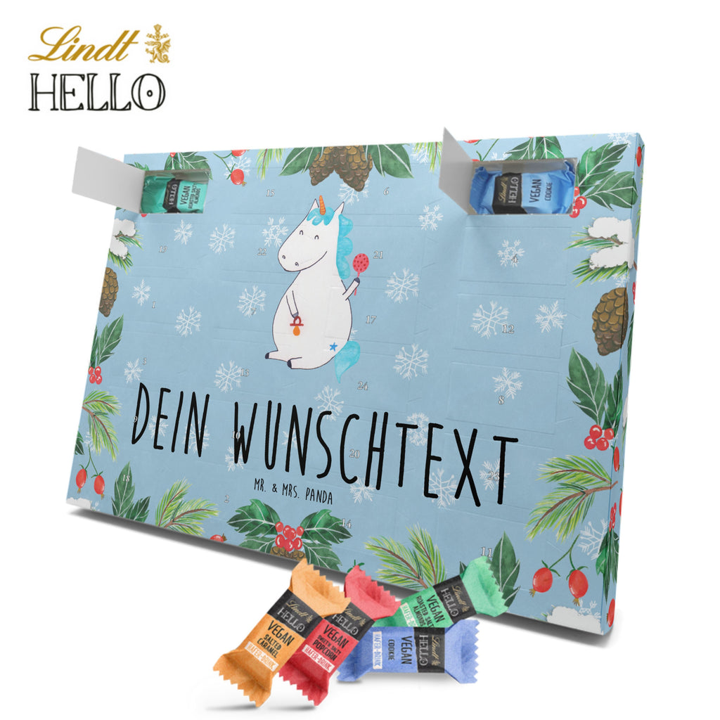 Personalisierter veganer Adventskalender Einhorn Baby Personalisierter veganer Adventskalender, Einhorn, Einhörner, Einhorn Deko, Pegasus, Unicorn, Mutter, Geburt, Geburtstag, erstes Kind, Baby, Babyglück, Nachwuchs, Eltern, Party, Kind, Schnuller