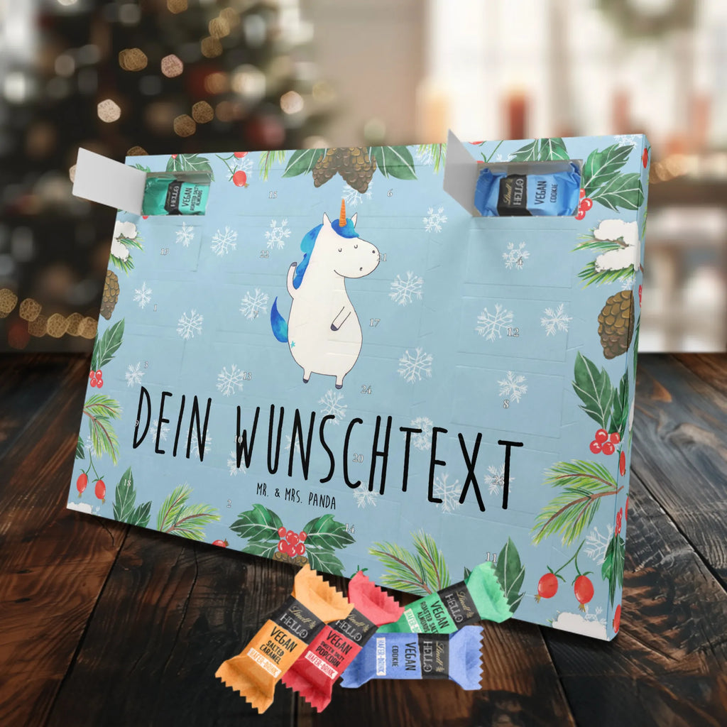 Personalisierter veganer Adventskalender Einhorn Mann Personalisierter veganer Adventskalender, Einhorn, Einhörner, Einhorn Deko, Pegasus, Unicorn, cool, Mann, Freundin, Familie, bester Freund, BFF, Party, hübsch, beste