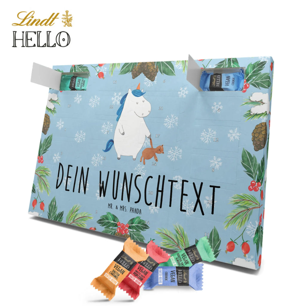 Personalisierter veganer Adventskalender Einhorn Teddy Personalisierter veganer Adventskalender, Einhorn, Einhörner, Einhorn Deko, Pegasus, Unicorn, schlafen, gute Nacht, Single, Bett, Träumen, Freundin, Singleleben