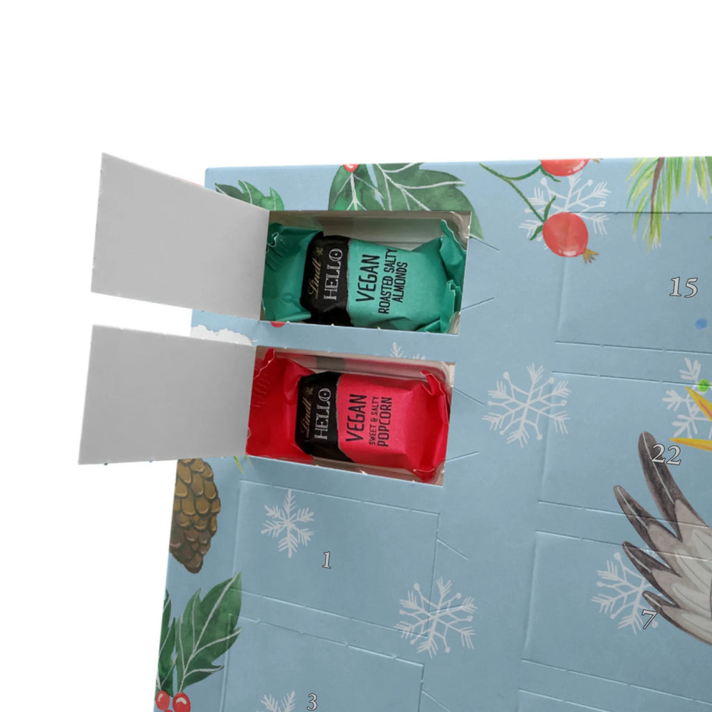 Personalisierter veganer Adventskalender Rabe Sombrero Personalisierter veganer Adventskalender, Tiermotive, Gute Laune, lustige Sprüche, Tiere, Rabe, Vogel, Vögel, Spruch positiv, fröhlich sein, glücklich sein, Glück Spruch, froh, Elster, Motivation