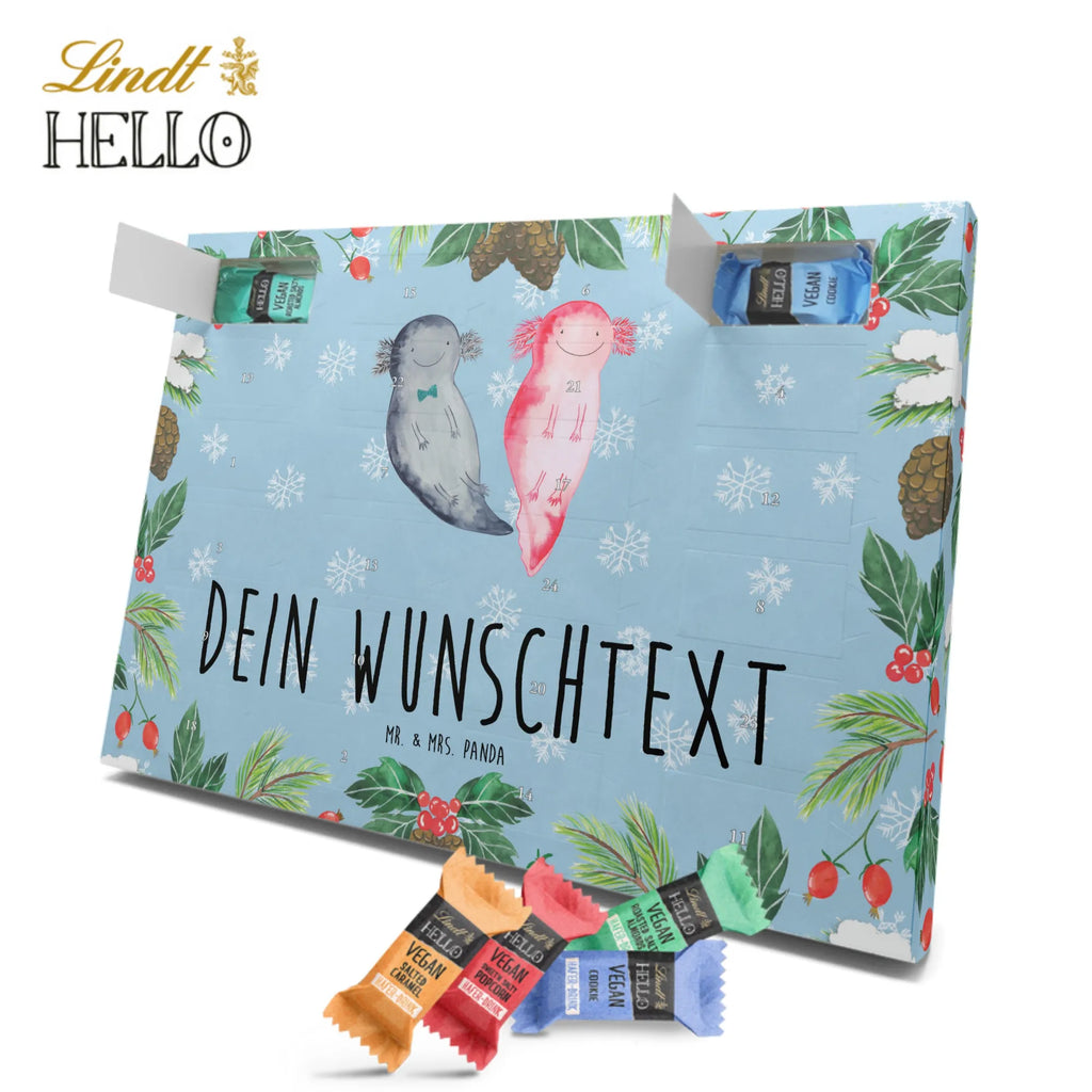 Personalisierter veganer Adventskalender Axolotl Freundin Personalisierter veganer Adventskalender, Axolotl, Molch, Axolot, Schwanzlurch, Lurch, Lurche, Liebe, große Liebe, Liebesbeweis, Freund, Verlobter, Ehemann, Jahrestag, Valentinstag