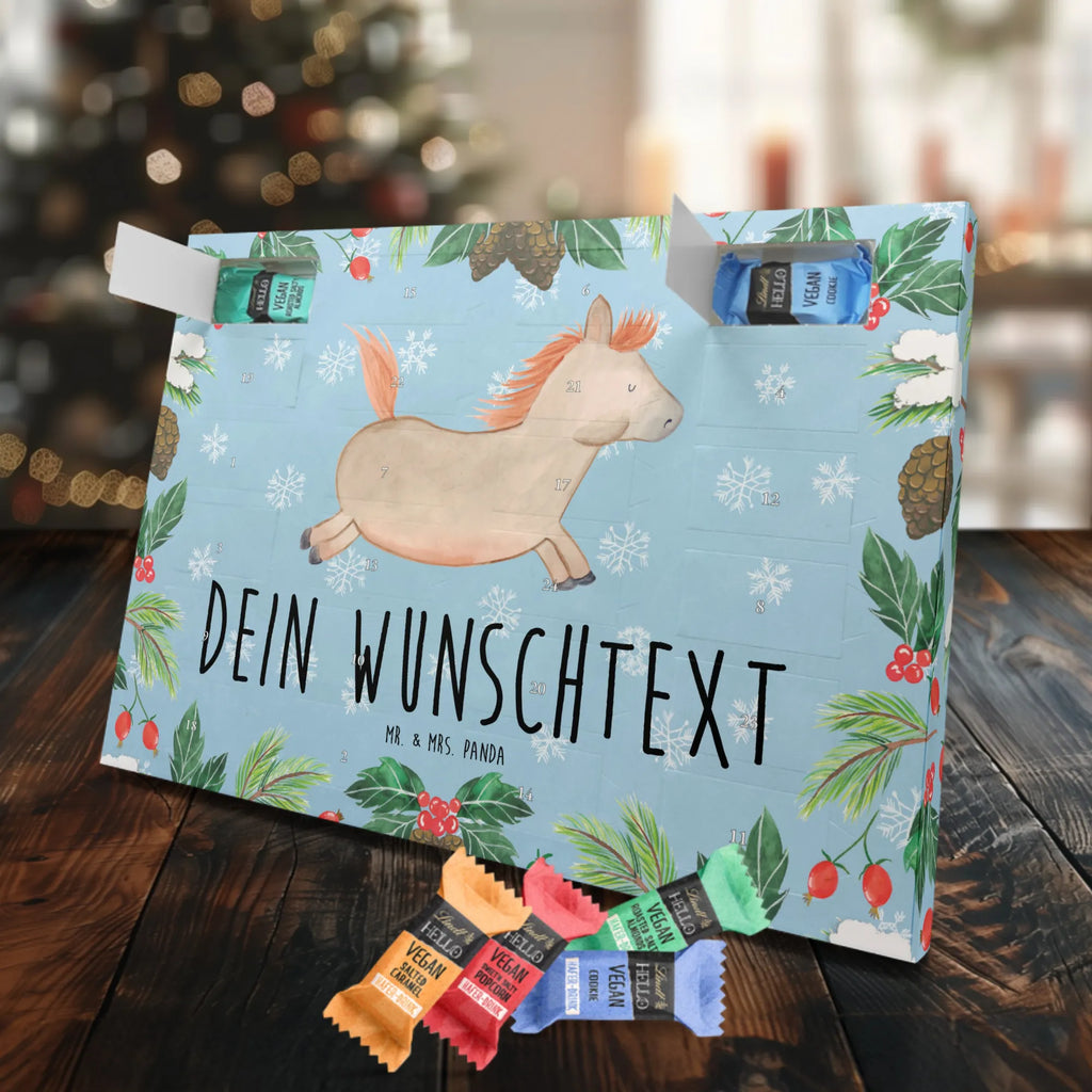 Personalisierter veganer Adventskalender Pferd Springen Personalisierter veganer Adventskalender, Bauernhof, Hoftiere, Landwirt, Landwirtin, Pferd, Pony, Pferde, Stall, Pferdestall, ausreiten, reiten, Pferdebesitzer