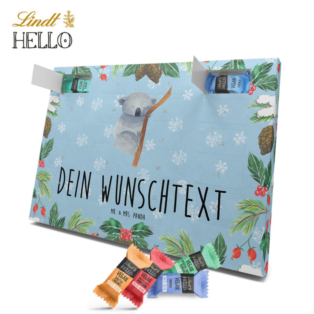 Personalisierter veganer Adventskalender Koalabär Personalisierter veganer Adventskalender, Tiermotive, Gute Laune, lustige Sprüche, Tiere, Koala, träumen, Traum, schlafen, Schlafzimmer, Traumland, Bär, Koalabär