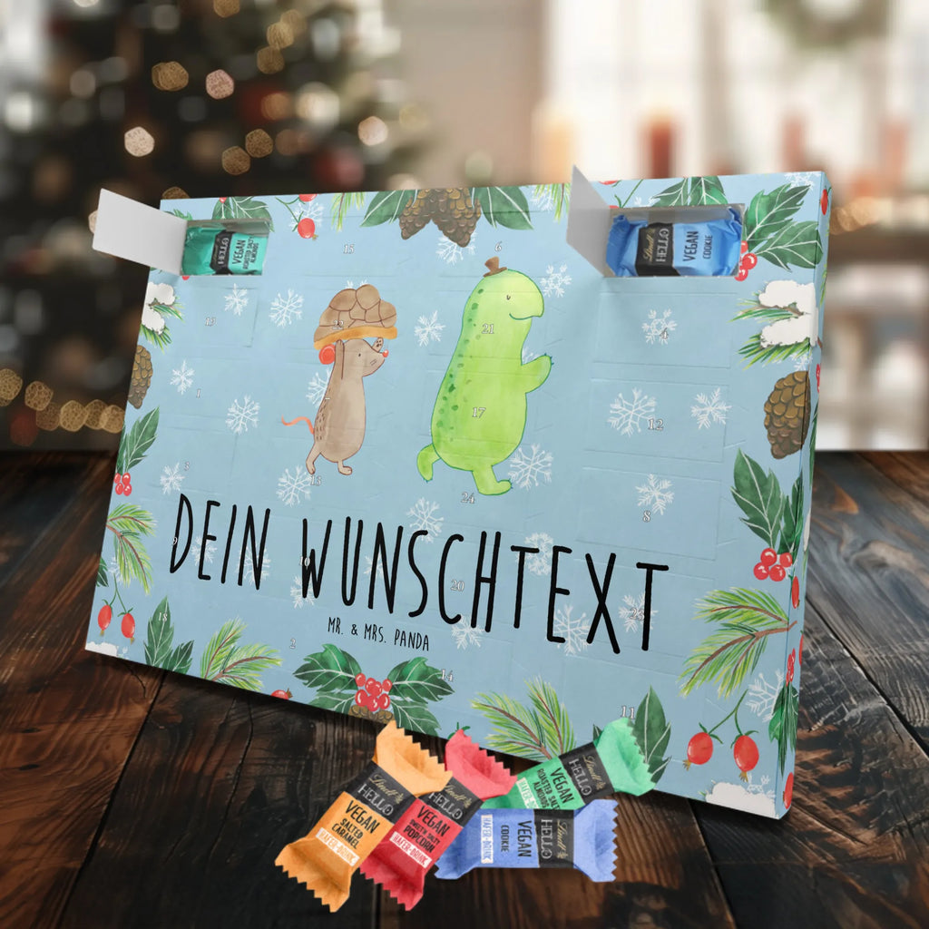 Personalisierter veganer Adventskalender Schildkröte Maus Personalisierter veganer Adventskalender, Schildkröte, Maus, Freunde, Freundinnen, beste Freunde, beste Freundinnen