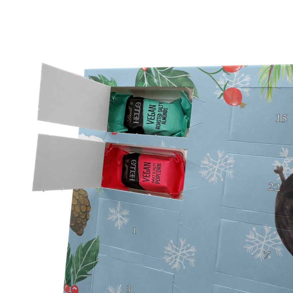 Personalisierter veganer Adventskalender Stinktier Handstand Personalisierter veganer Adventskalender, Stinktier, Skunk, Wildtier, Raubtier, Stinker, Stinki, Spielplatz, verpielt, Kind