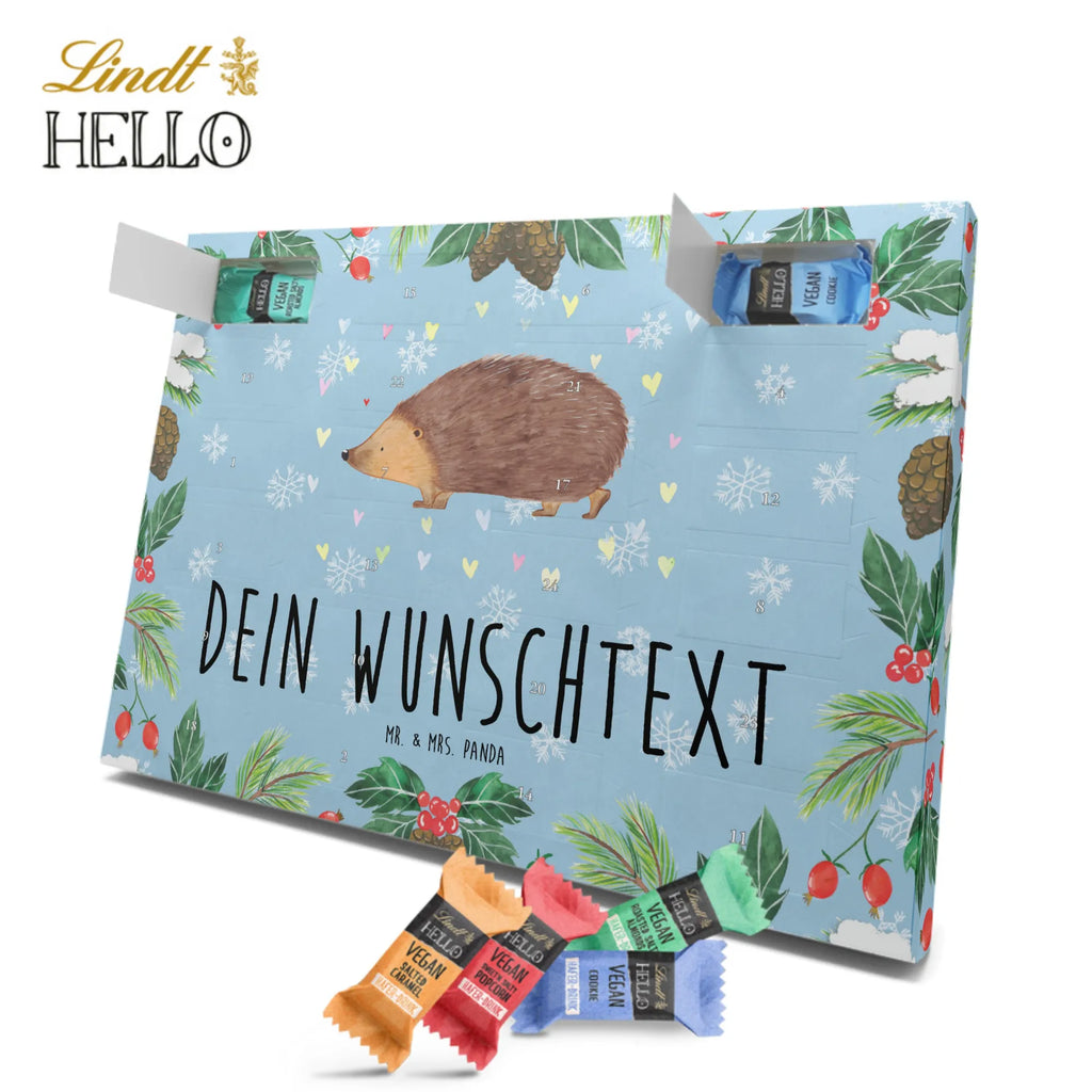 Personalisierter veganer Adventskalender Igel Herzen Personalisierter veganer Adventskalender, Tiermotive, Gute Laune, lustige Sprüche, Tiere, Liebe, Herz, Herzen, Igel, Vertrauen, Kuss, Leben