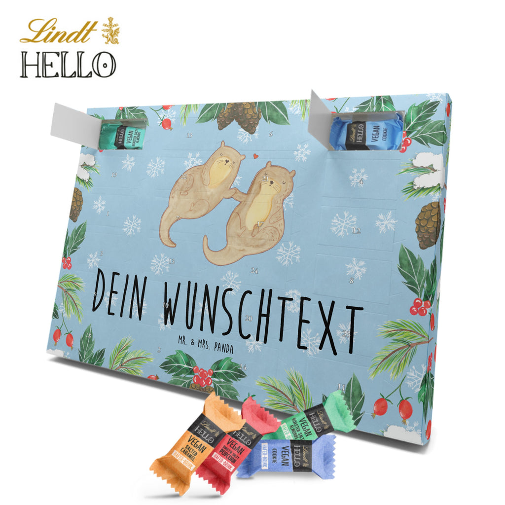 Personalisierter veganer Adventskalender Otter Hände halten Personalisierter veganer Adventskalender, Otter, Fischotter, Seeotter, Otter Seeotter See Otter