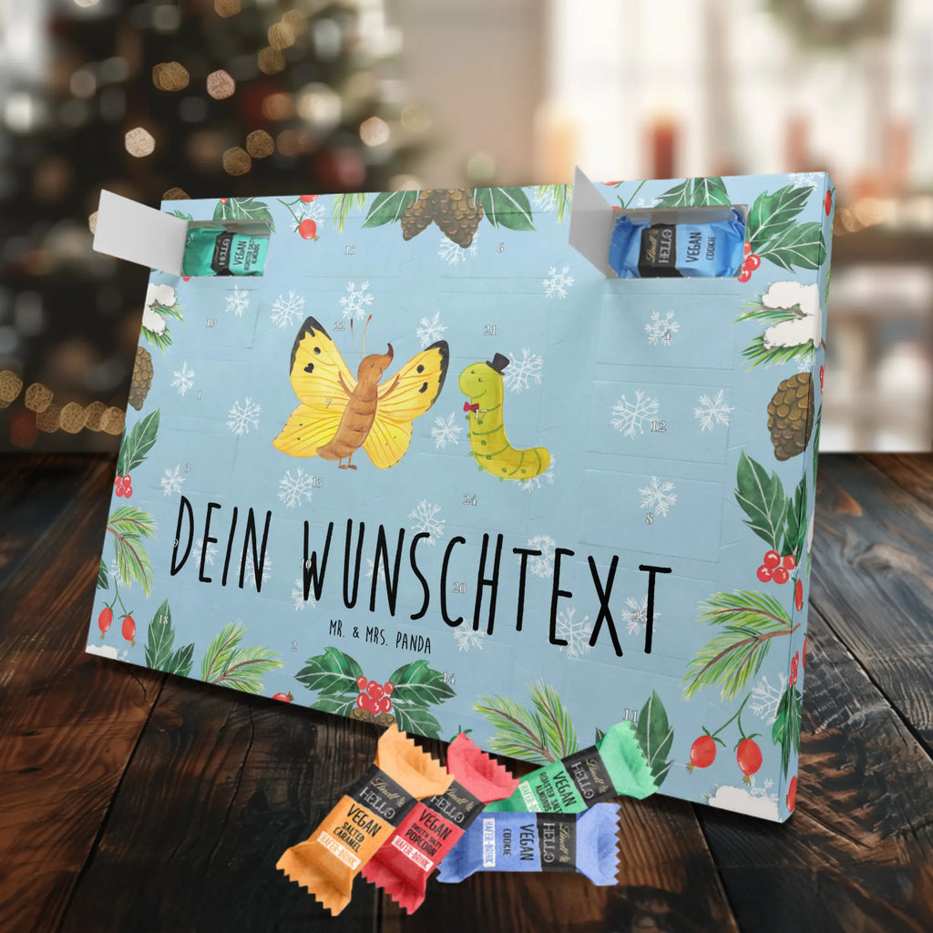 Personalisierter veganer Adventskalender Raupe Schmetterling Personalisierter veganer Adventskalender, Tiermotive, Gute Laune, lustige Sprüche, Tiere, Raupe, Schmetterling, Zitronenfalter, Entwicklung, Erwachsen werden, Kokon, Hut, Hütchen, Schönheit, Aufwachsen