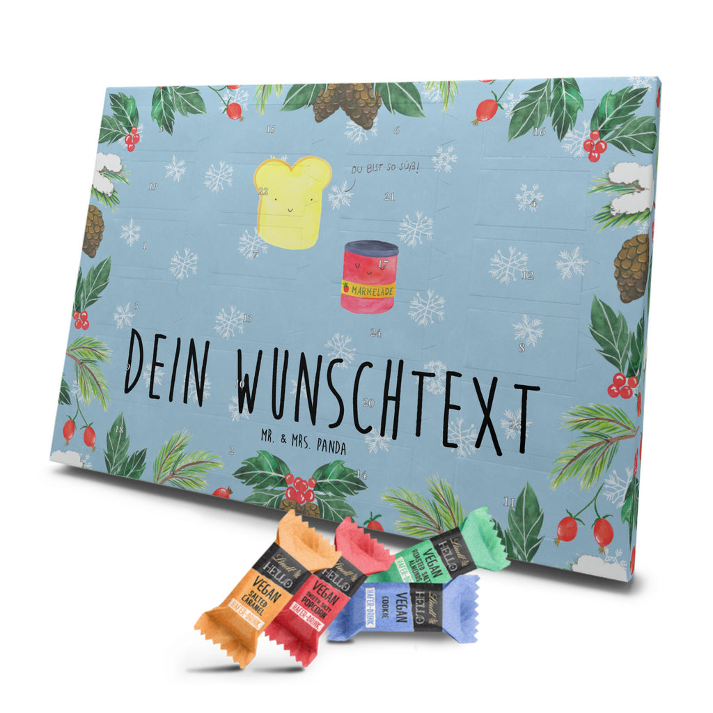 Personalisierter veganer Adventskalender Toast Marmelade Personalisierter veganer Adventskalender, Tiermotive, Gute Laune, lustige Sprüche, Tiere, Toast, Marmelade, Dreamteam, süße Postkarte, süß, Küche Deko, Küche Spruch, Frühstück Einladung, Brot, Toastbrot