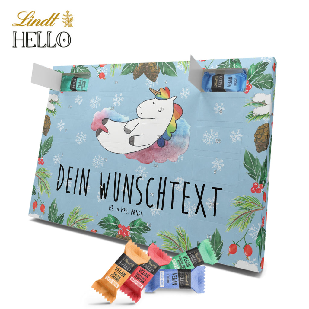 Personalisierter veganer Adventskalender Einhorn Wolke 7 Personalisierter veganer Adventskalender, Einhorn, Einhörner, Einhorn Deko, Pegasus, Unicorn, verliebt, Menschen, witzig, lustig, Geschenk, Glaube, Realität, Lächeln