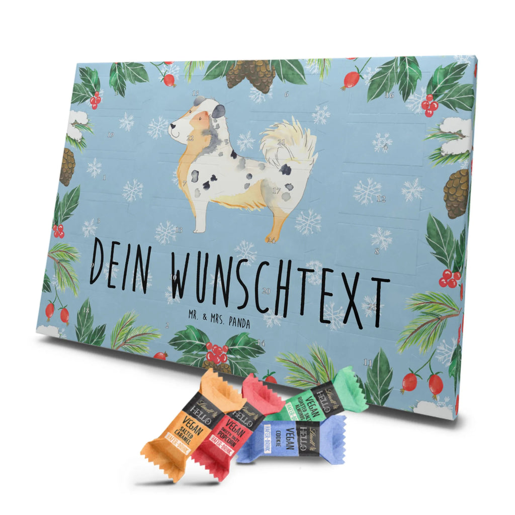 Personalisierter veganer Adventskalender Hund Australien Shepherd Personalisierter veganer Adventskalender, Hund, Hundemotiv, Haustier, Hunderasse, Tierliebhaber, Hundebesitzer, Sprüche, Australien Shepherd, Shepherd, Hundeliebe, Familienhund, Spruch