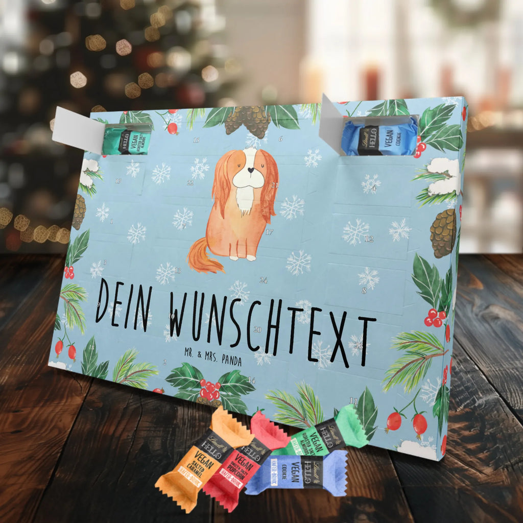 Personalisierter veganer Adventskalender Hund Cavalier King Charles Spaniel Personalisierter veganer Adventskalender, Hund, Hundemotiv, Haustier, Hunderasse, Tierliebhaber, Hundebesitzer, Sprüche, Cavalier King Charles Spaniel, Cockerspaniel, Spaniel, Spruch, schönster Hund