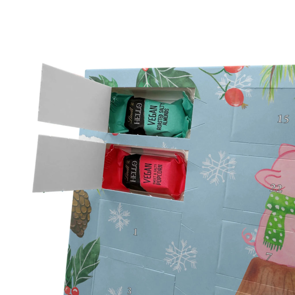 Personalisierter veganer Adventskalender Glühschwein Sause Personalisierter veganer Adventskalender, Winter, Weihnachten, Weihnachtsdeko, Nikolaus, Advent, Heiligabend, Wintermotiv, Prost, Alles Gute, Weihnachtszeit, Schwein, Bär