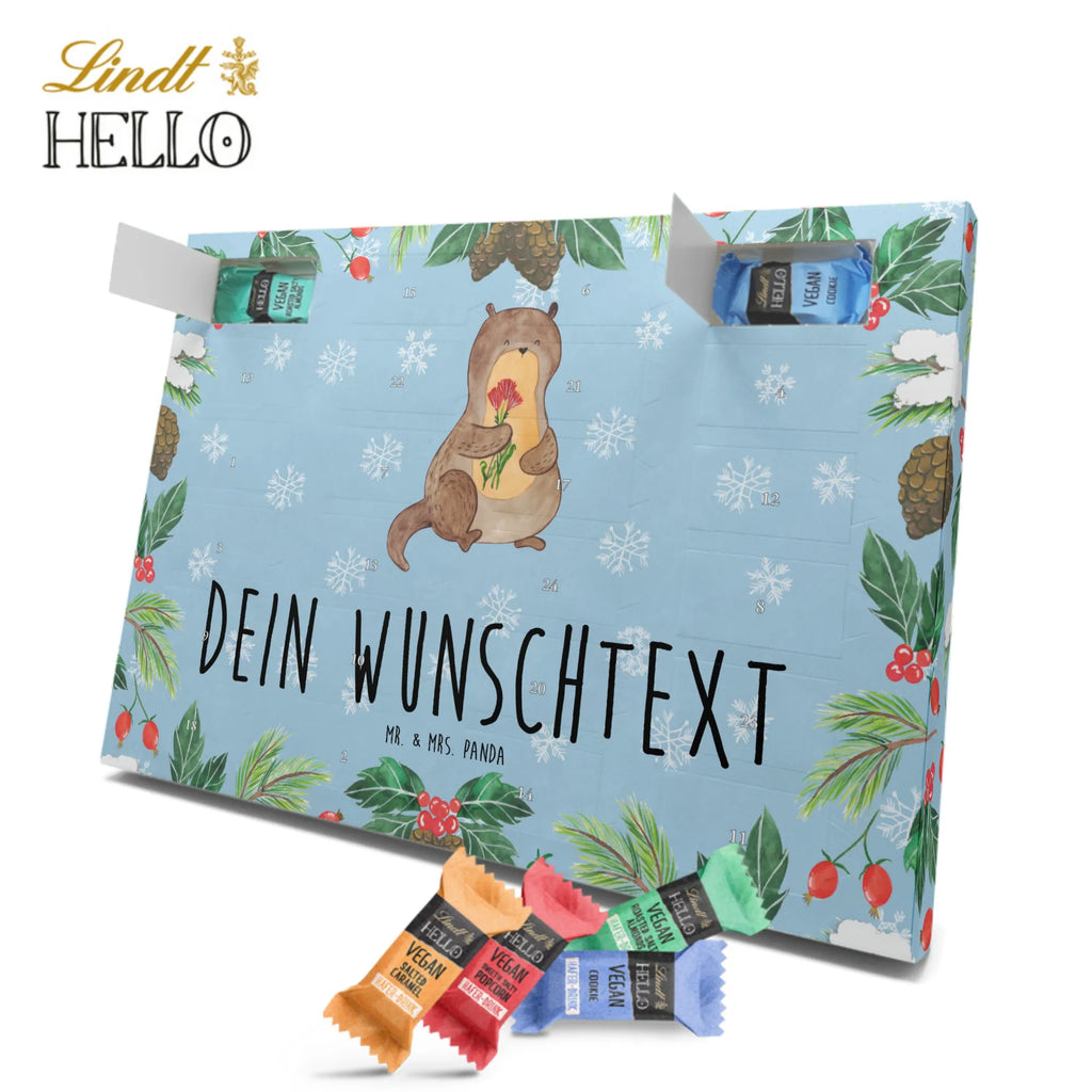 Personalisierter veganer Adventskalender Otter Blumenstrauß Personalisierter veganer Adventskalender, Otter, Fischotter, Seeotter, Otter Seeotter See Otter