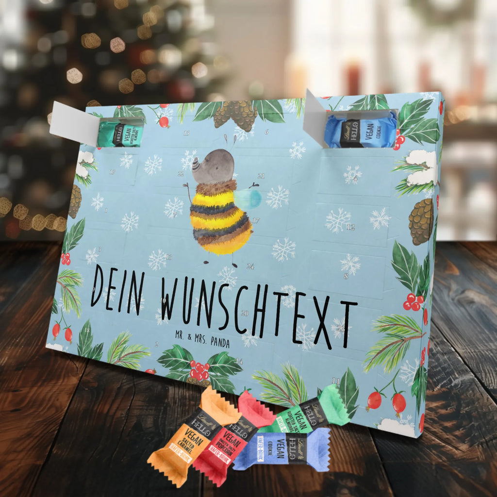 Personalisierter veganer Adventskalender Hummel flauschig Personalisierter veganer Adventskalender, Tiermotive, Gute Laune, lustige Sprüche, Tiere, Hummel, Flauschig, Biene, Blume, Natur