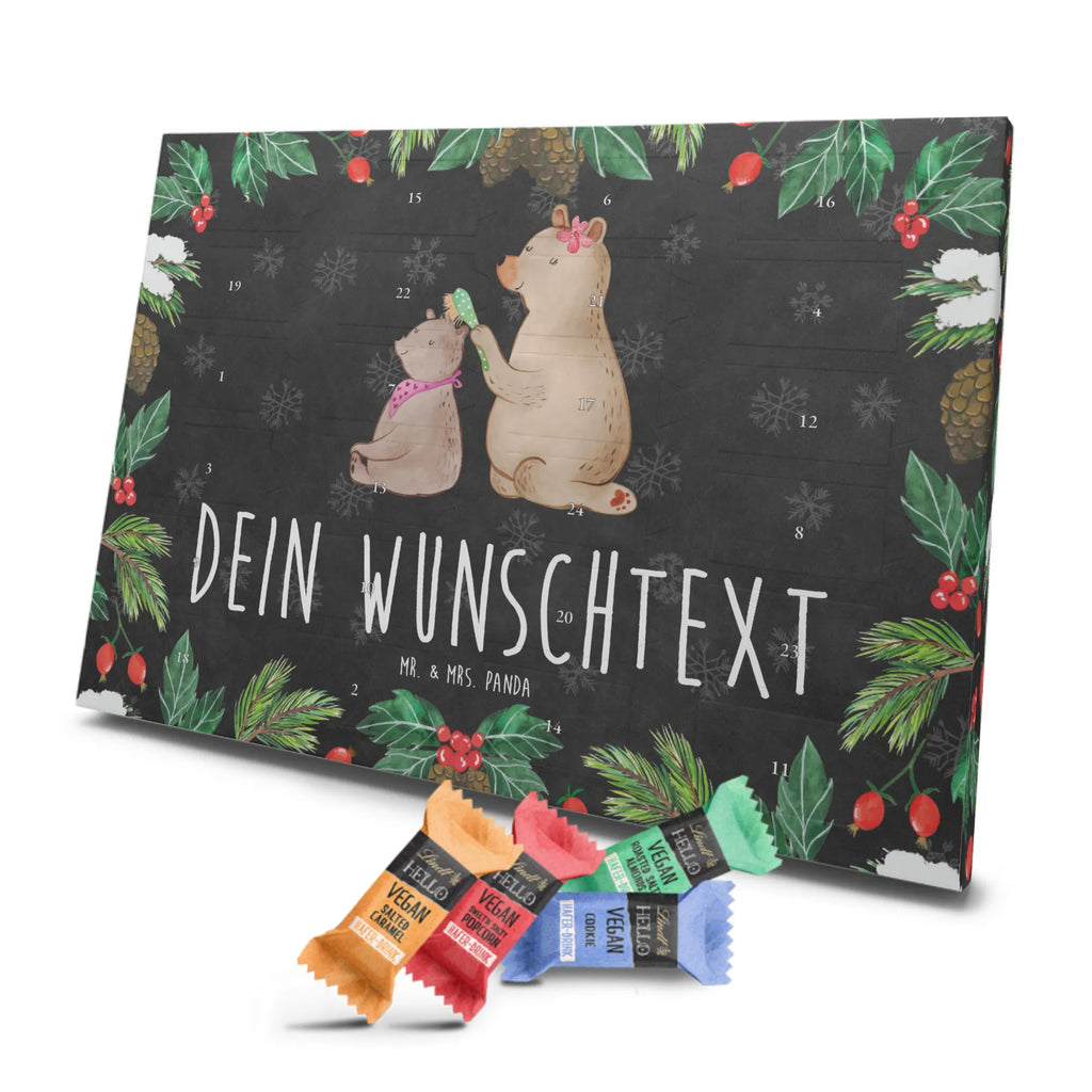 Personalisierter veganer Adventskalender Bär Kind Personalisierter veganer Adventskalender, Familie, Vatertag, Muttertag, Bruder, Schwester, Mama, Papa, Oma, Opa, Geschenk, Mutti, Mutter