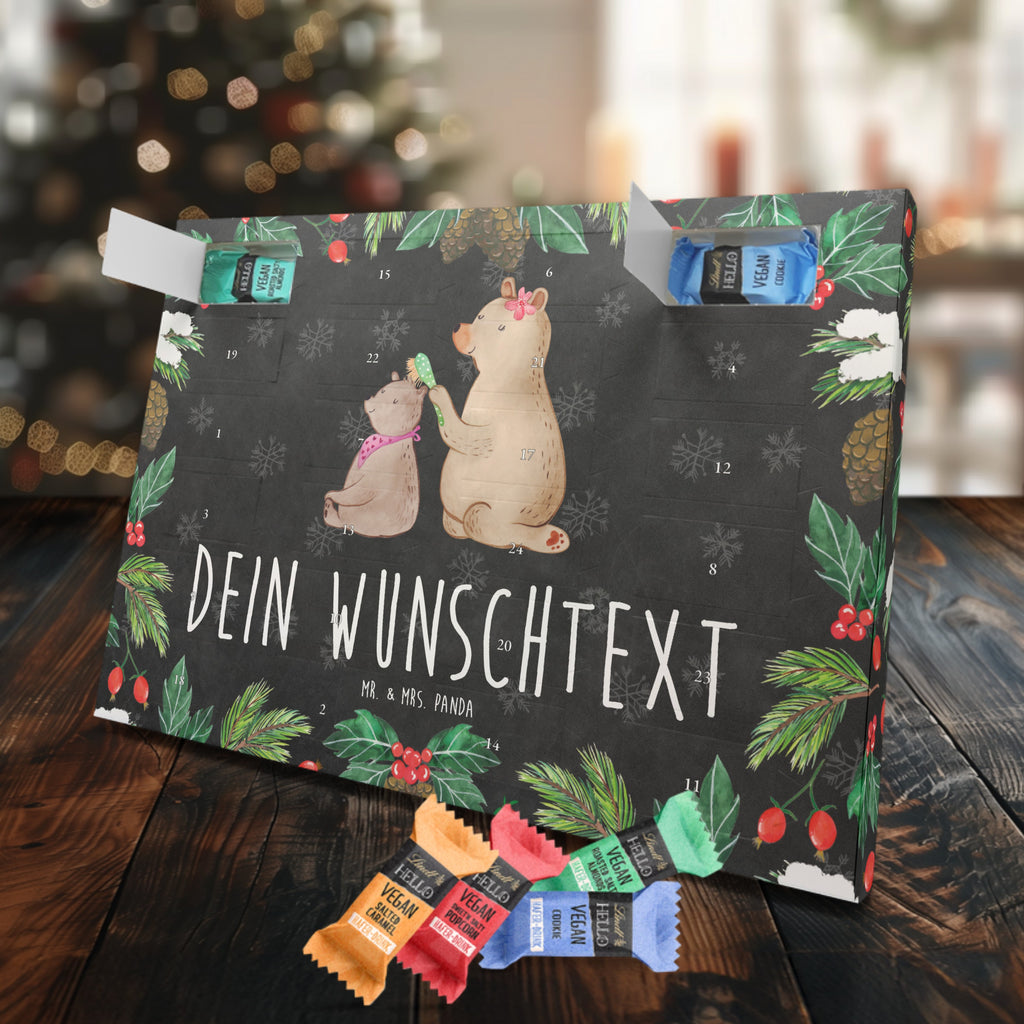 Personalisierter veganer Adventskalender Bär Kind Personalisierter veganer Adventskalender, Familie, Vatertag, Muttertag, Bruder, Schwester, Mama, Papa, Oma, Opa, Geschenk, Mutti, Mutter