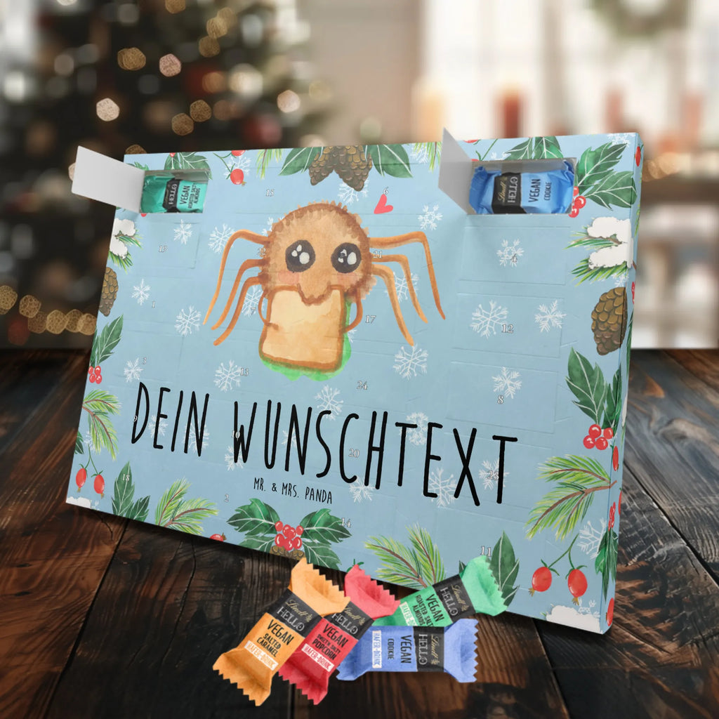 Personalisierter veganer Adventskalender Spinne Agathe Sandwich Personalisierter veganer Adventskalender, Spinne Agathe, Spinne, Agathe, Videos, Merchandise, Glück, Mut, Hungrig, Verfressen, Lebensfreude, Alles wird gut, Hunger