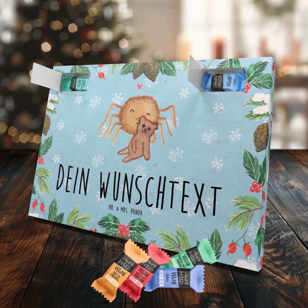 Personalisierter veganer Adventskalender Spinne Agathe Teddy Personalisierter veganer Adventskalender, Spinne Agathe, Spinne, Agathe, Videos, Merchandise, Freundschaft, Liebesgeschenk, Verliebt, Liebesbeweis, Teddy, Treue, Miteinander, Dankeschön