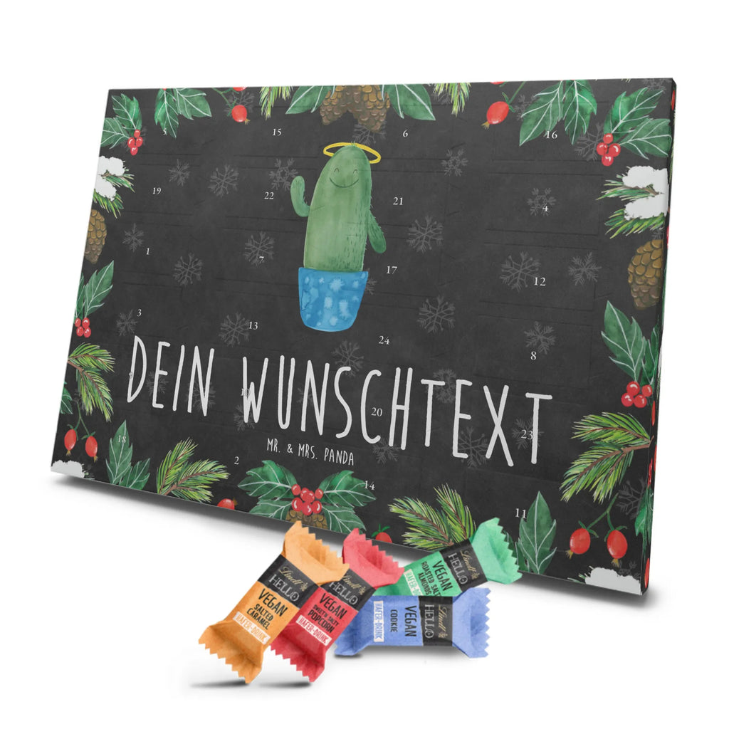 Personalisierter veganer Adventskalender Kaktus Heilig Personalisierter veganer Adventskalender, Kaktus, Kakteen, frech, lustig, Kind, Eltern, Familie, Bruder, Schwester, Schwestern, Freundin, Heiligenschein