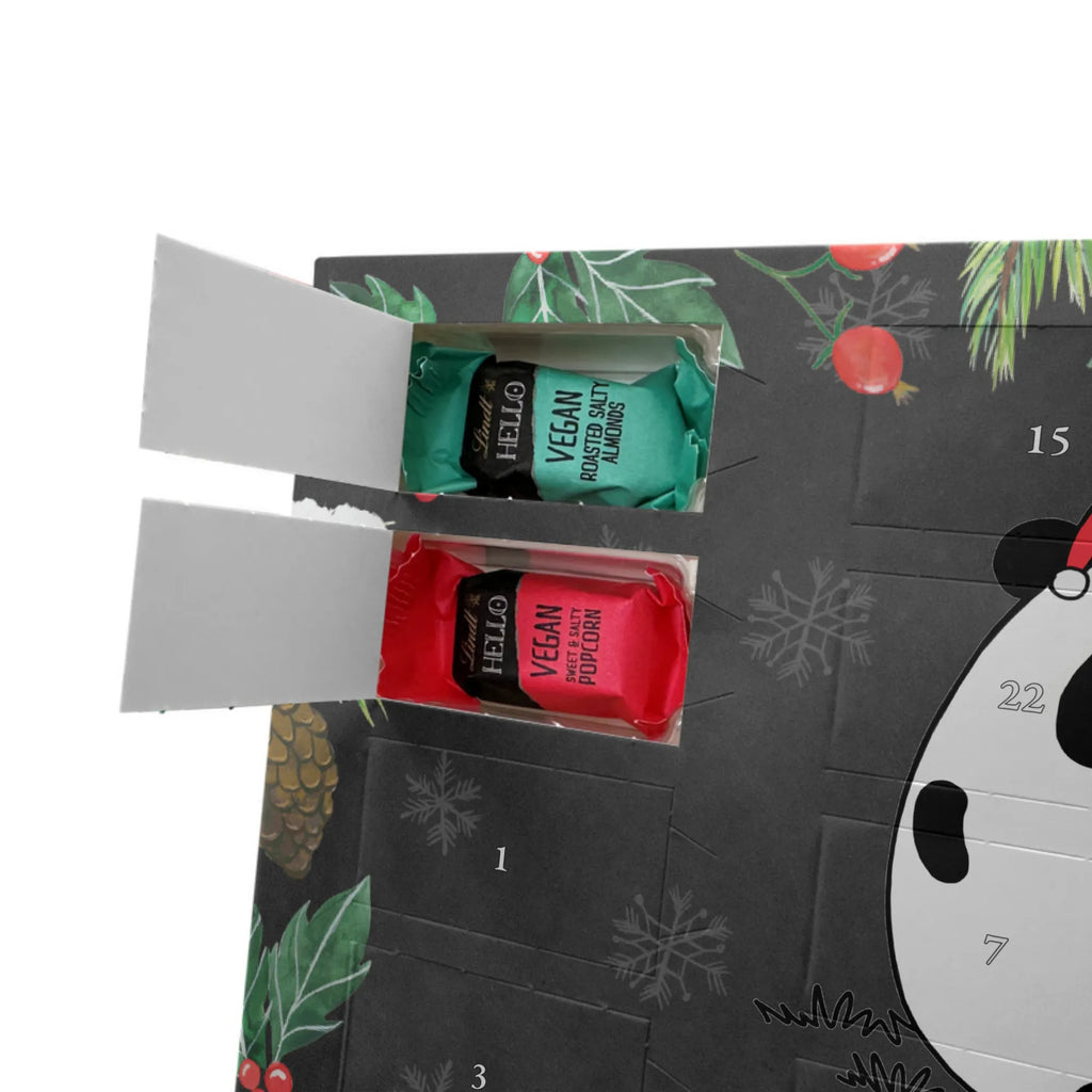 Personalisierter veganer Adventskalender Panda Weihnachtsgeschenk Personalisierter veganer Adventskalender