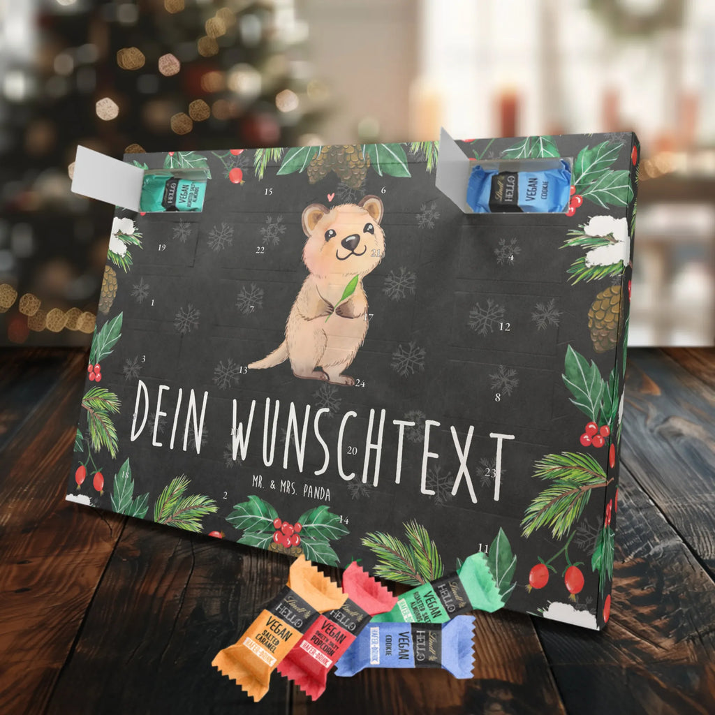 Personalisierter veganer Adventskalender Quokka Happy Personalisierter veganer Adventskalender, Tiermotive, Gute Laune, lustige Sprüche, Tiere, Quokka, Verschieben, Aufschieberitis, Lustiger Spruch, Niedliches Tier, Dinge erledigen