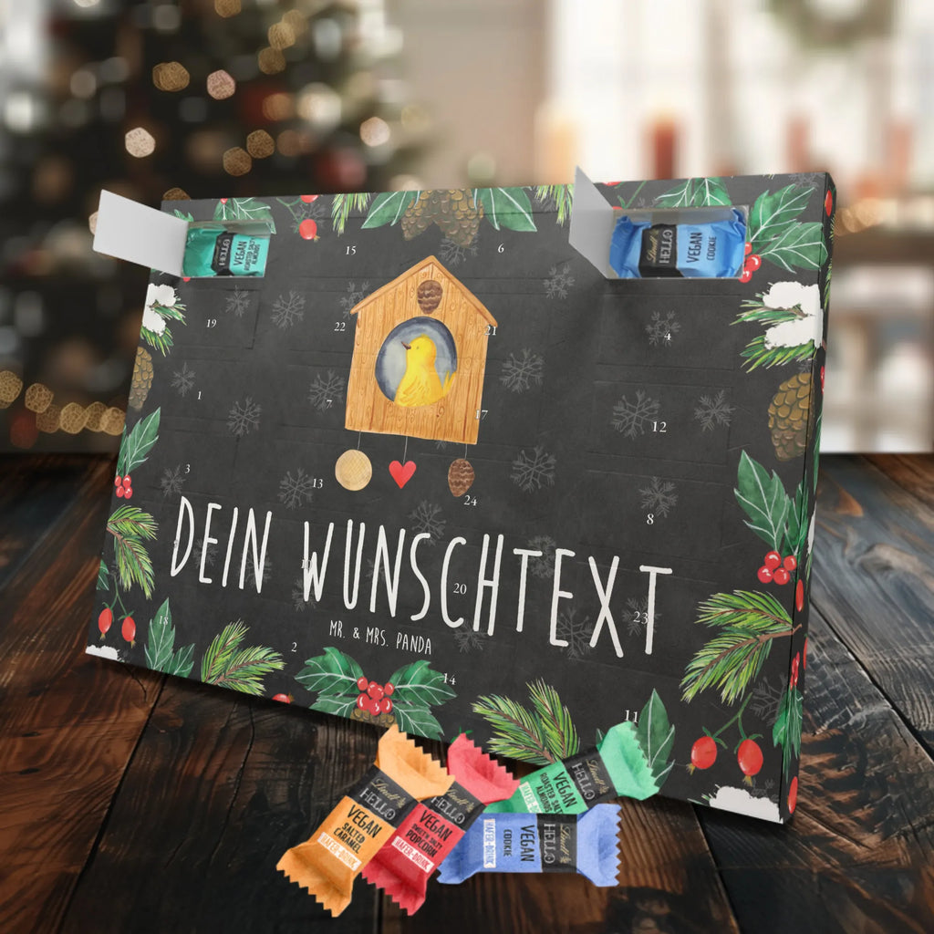 Personalisierter veganer Adventskalender Vogelhaus Home Personalisierter veganer Adventskalender, Tiermotive, Gute Laune, lustige Sprüche, Tiere, Vogelhaus, Vogel, Home sweet Home, Einzug, Umzug, Geschenk, Einzugsgeschenk, Hausbau, Haus