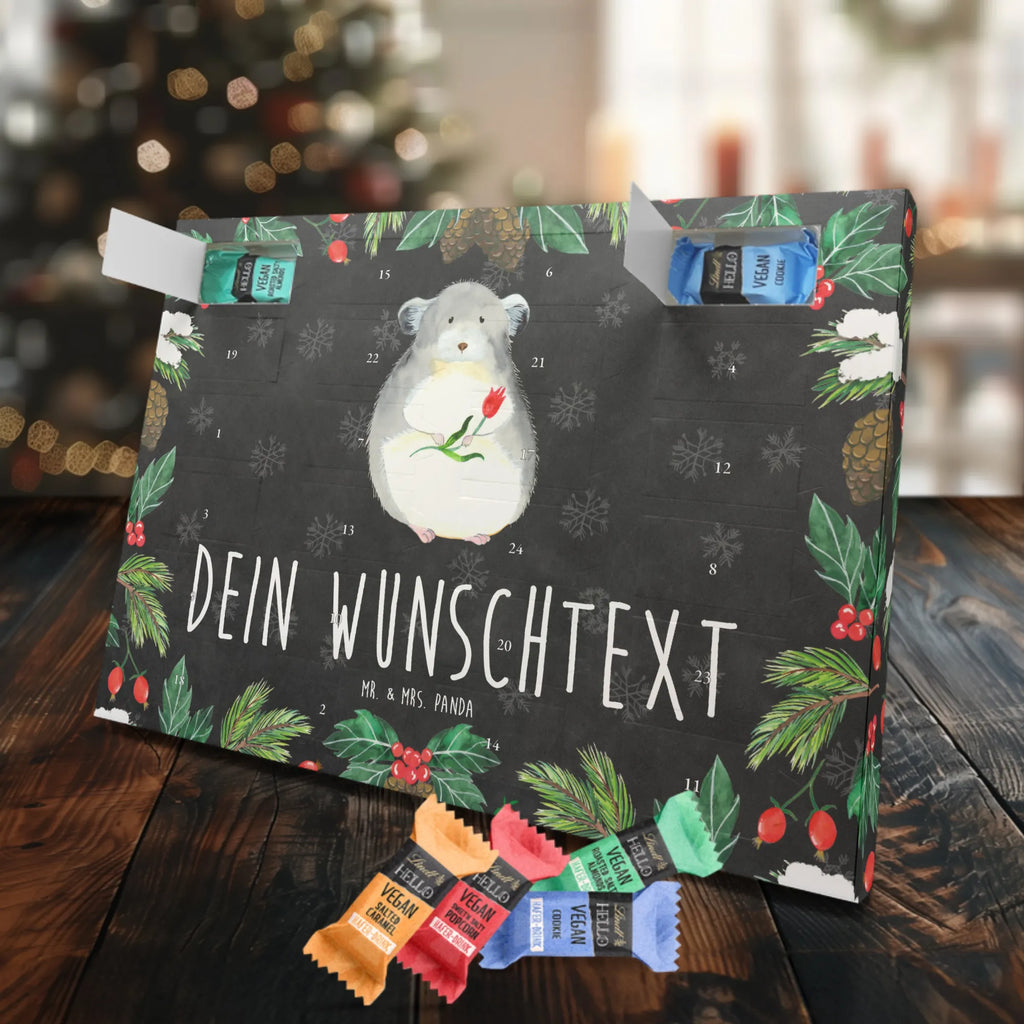 Personalisierter veganer Adventskalender Chinchilla Blume Personalisierter veganer Adventskalender, Tiermotive, Gute Laune, lustige Sprüche, Tiere, Chinchilla, Chinchillas, Liebeskummer, Kummer, Depressionen, traurig sein, Chaos, Glücklichsein, Büro, Büroalltag