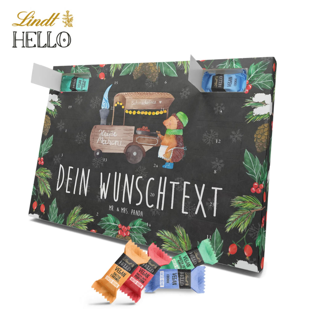 Personalisierter veganer Adventskalender Igel Maronen Personalisierter veganer Adventskalender, Winter, Weihnachten, Weihnachtsdeko, Nikolaus, Advent, Heiligabend, Wintermotiv, Maronen, Weihnachtsmarkt, Kastanien, Duft